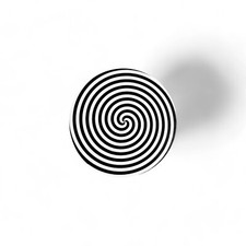 HYPNOTIC SPIRAL STICKER / Magic & Mentalism S...