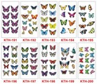 100 Sheets  Woman Butterfly Waterproof Body Temporary Tattoos Stickers US Seller — photo 4