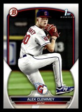 Alex Clemmey 2023 1st Bowman Draft #BD-79 Cleveland Guardians ROOKIE RC