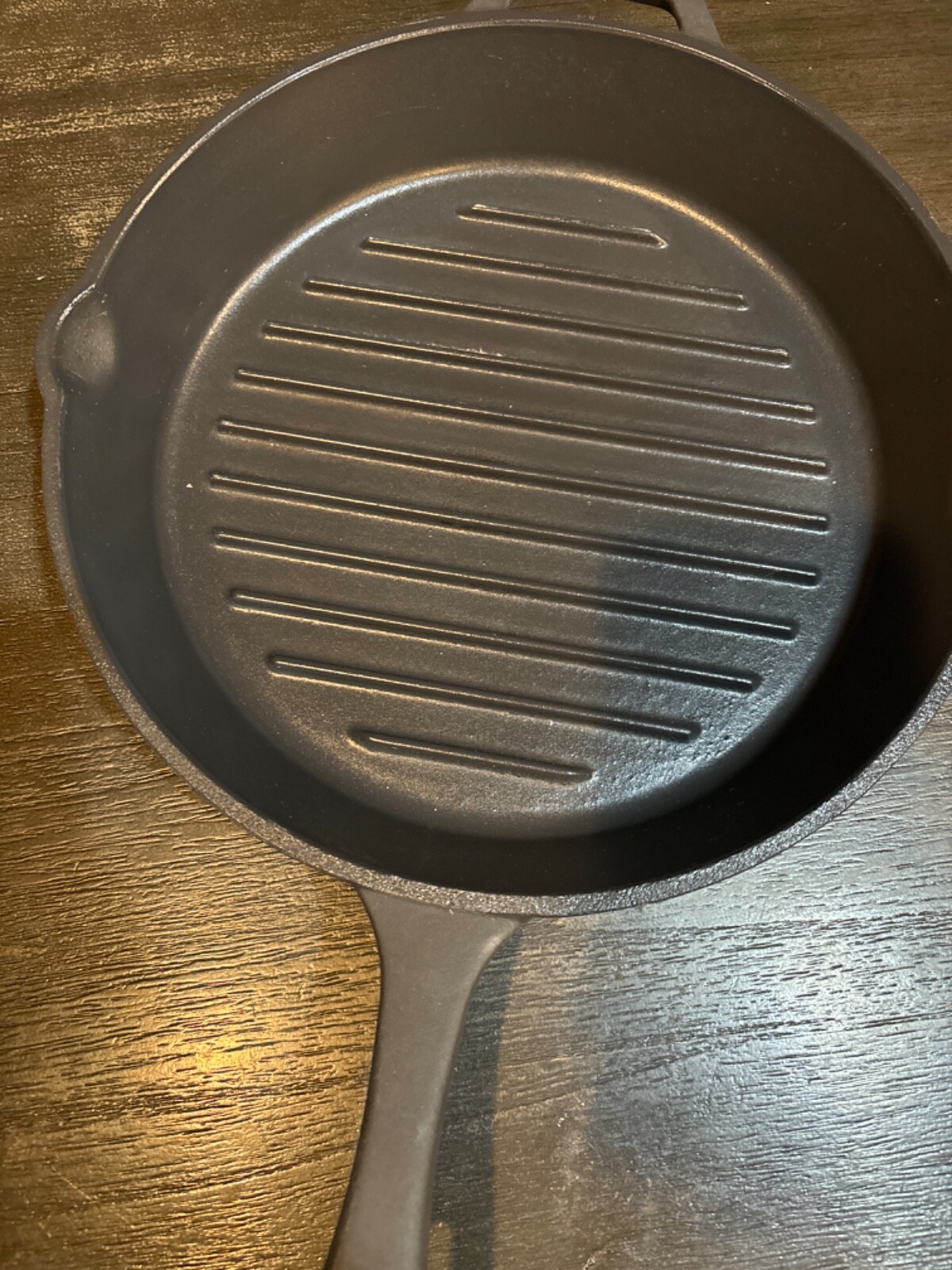 Geoffrey Zakarian 11" Nonstick Cast Iron Grill Pan with Press Black