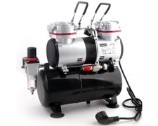 Fengda Mini compressore aerografo con serbatoio AS-196 modellismo