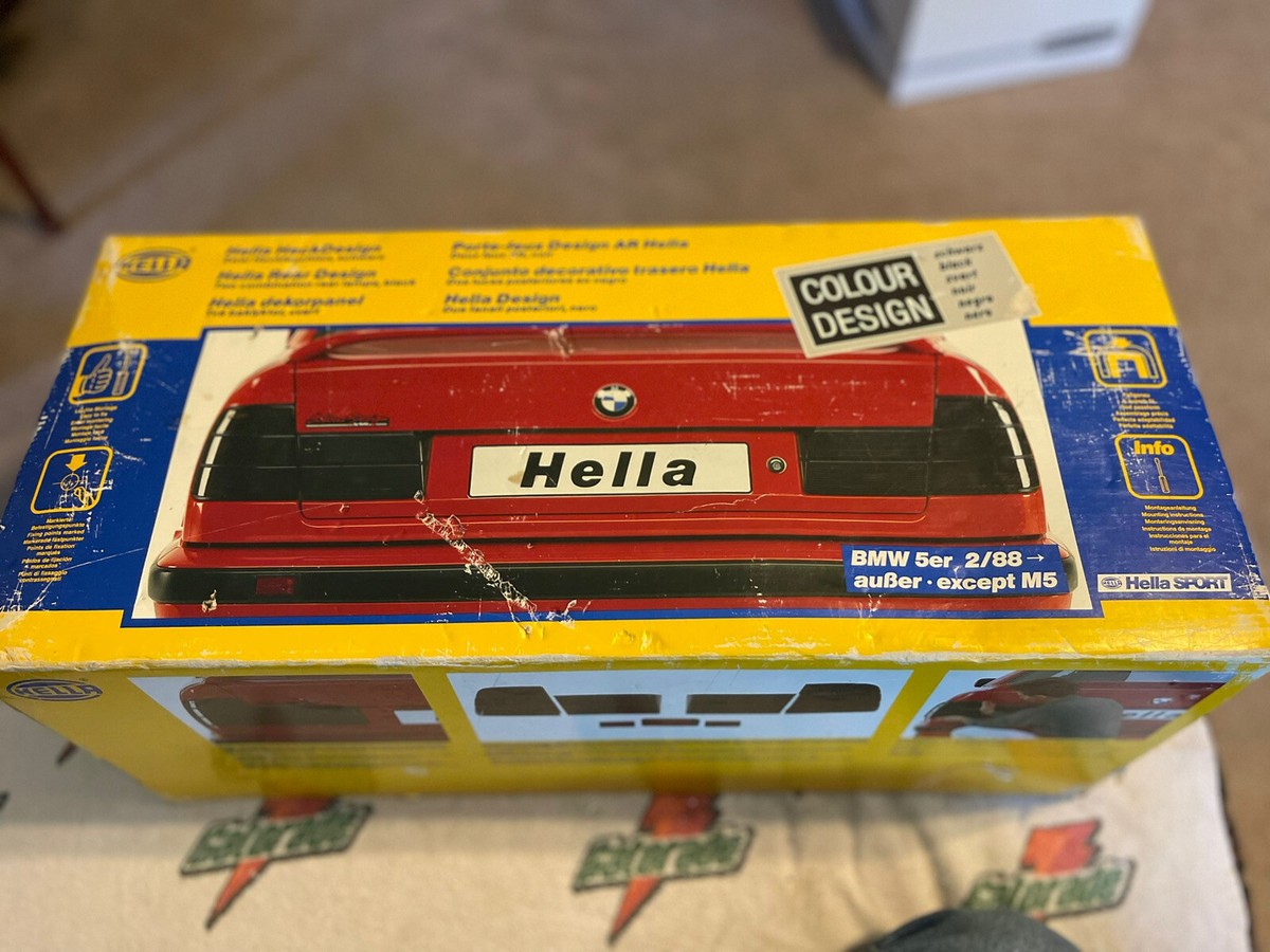 BMW E34 EURO HELLA BLACKLINE TAILLIGHTS M5 SMOKED ALPINA ACS