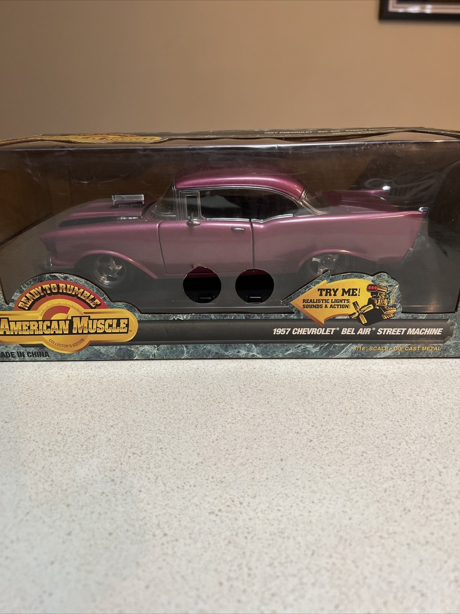 Chevrolet Bel Air Street Machine 1957 échelle 1/18 Par Ertl - Bleue