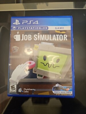 PS4 VR Job Simulator Game 2017 PlayStation 4 VR Simulation