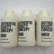 3 Pc - Authentic Beauty Concept Replenish Cleanser For Damaged Hair 1.6fl.oz Ea
