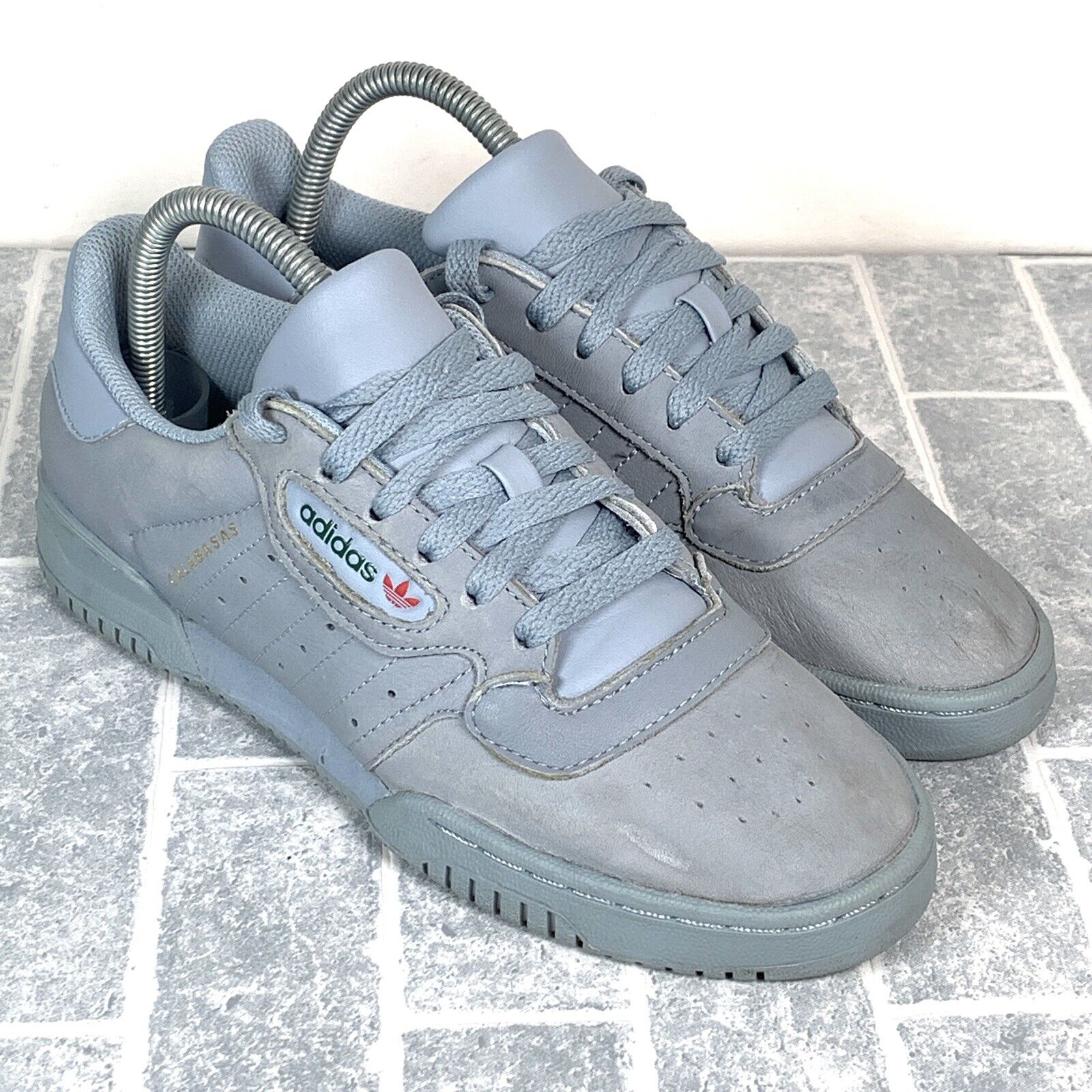 espiral Aumentar Gallo Adidas Yeezy Powerphase Calabasas Core Blue/Grey Men's Size UK 5.5 VGC |  eBay