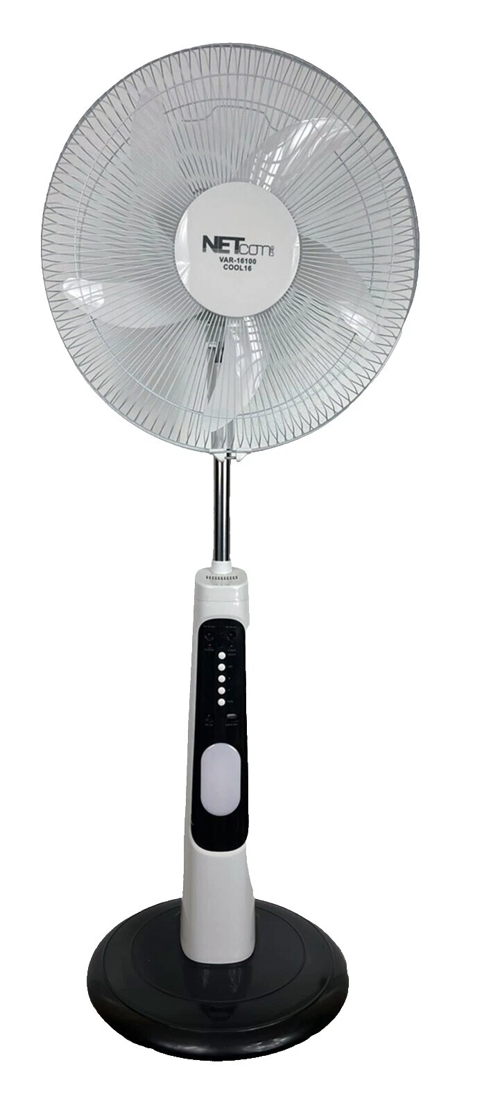 White Solar Portable Fans