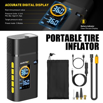 1/2/3SET Tire Inflator Car Air Portable Pump Auto 150 PSI Compressor Electric O