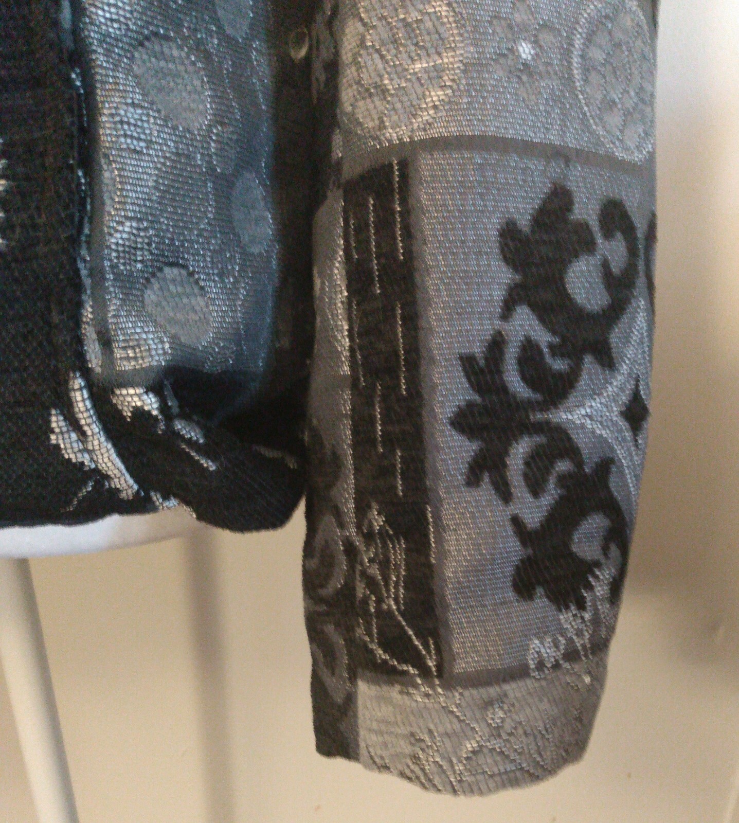 Dressbarn Patchwork Tapestry Jacket Full Zip Wome… - image 4