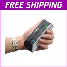 Portable Bluetooth Card Swiper Writer - 3 Tracks Encoder with USB Interface