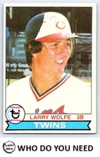 Larry Wolfe Rookie 1979 Topps  #137  SKU100335 FOR COND. SEE PICS