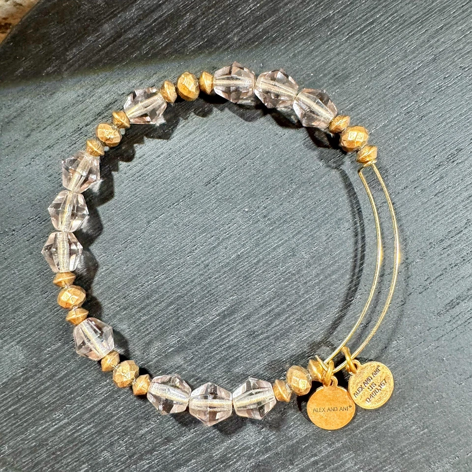 ALEX AND ANI Bracelet Rosy Radiance Wonder Rose Gold Crystal Limited Edition EUC - Image 2 of 4