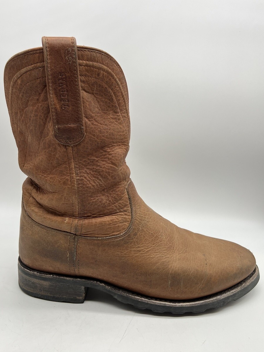 Tecovas Ranch Wear The Stockton Nubuck Roper Boots with Vibram Soles Sz 8.5 The Bandera & The Stockton hit the ranch hard last year and  main image 3