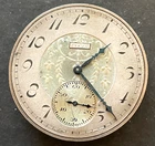 Antique 1924 Elgin Grade 315 Pocket Watch Movement Running 12s 15j Art Deco