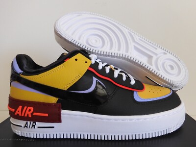 WMNS NIKE AIR FORCE AF1 SHADOW SULFUR YELLOW