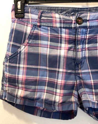 LOGG H & M plaid cotton plaid cuffed shorts 13-14Y Small 24-197-03 - Picture 2 of 8