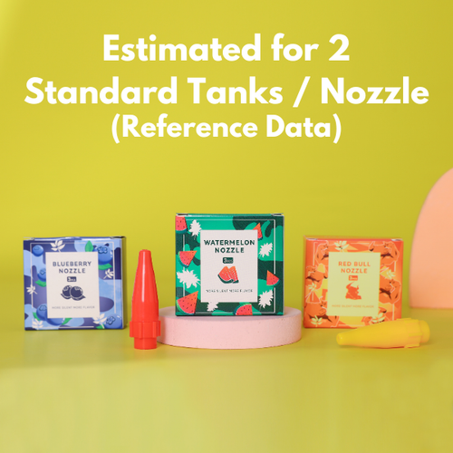 Flavor Nozzle Silent Plastic Dispenser Watermelon Strawberry Blueberry