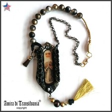 Jewelry Woman Fashion Necklace Pendant Pearl Chain Luxury Brand Matrioska Gothic