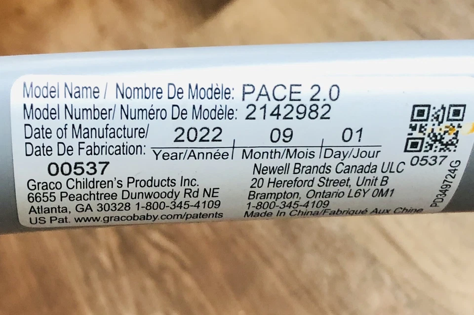 Graco Pace 2.0 Stroller Jogger Fabric Mesh Basket Underneath Replacement Part - Image 4 of 4