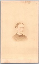 ANTIQUE CIRCA 1870S CDV A. G. KEET LADY DRESS HARRISBURG PENNSYLVANIA