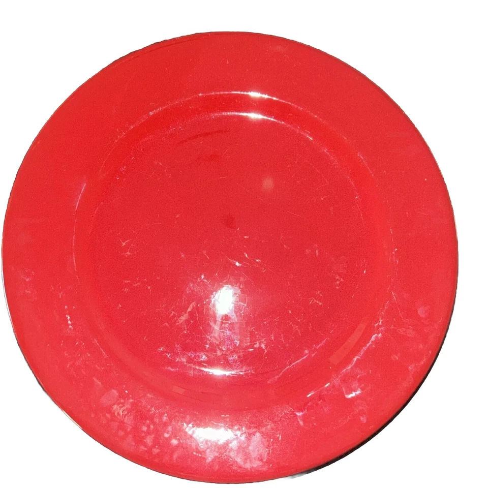 Waechtersbach Fun Factory Red Dinner Plate Germany German  11” - Image 2 of 3
