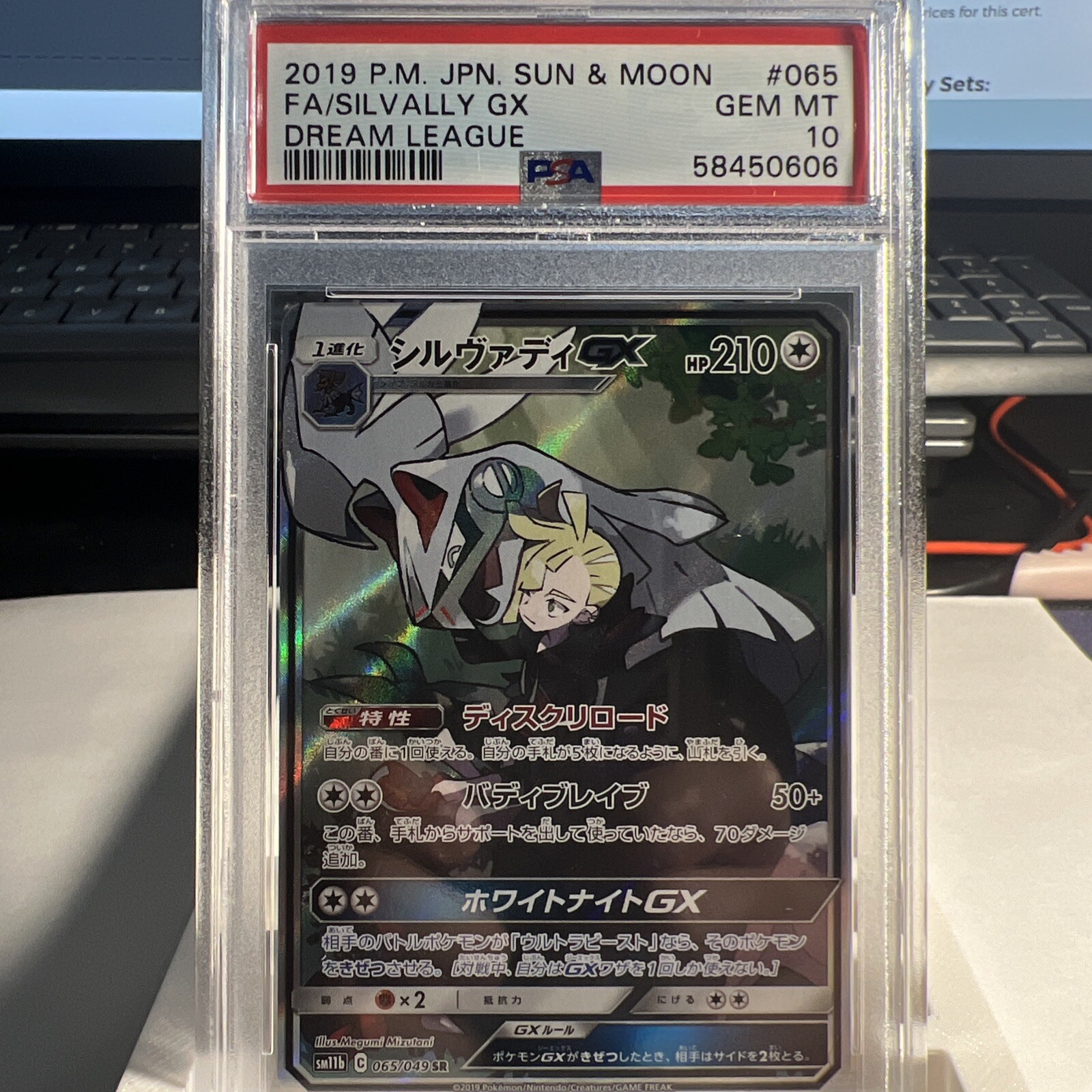Silvally GX 065/049 - 2019 Pokemon JPN Dream League Alt Art - PSA 10