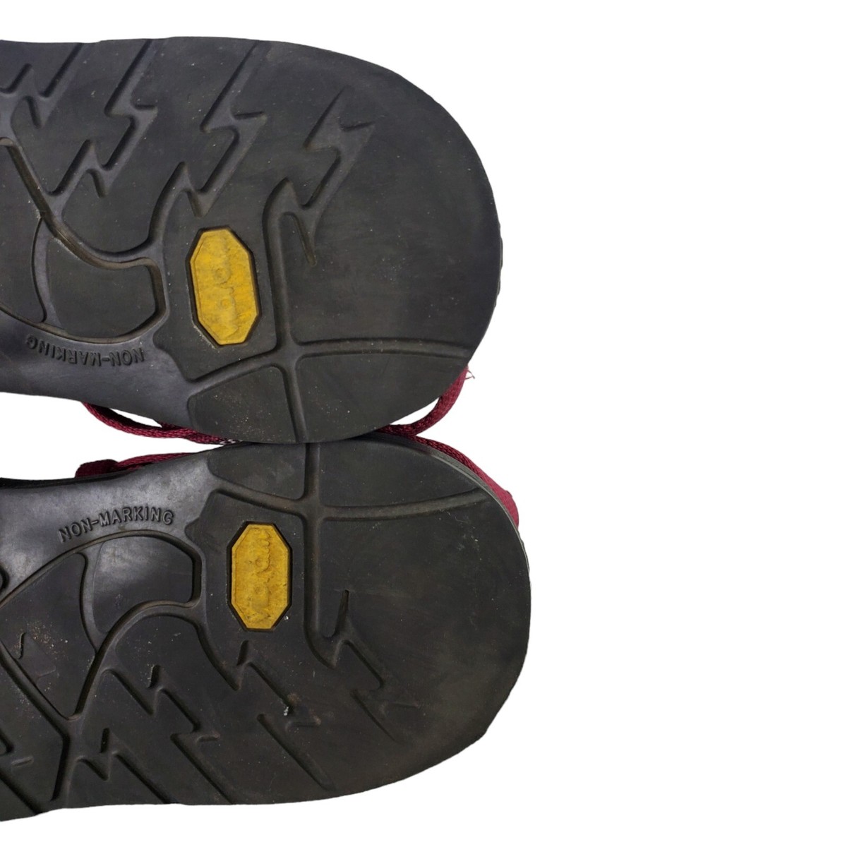 Chaco ZX1 Burgundy Hiking Gecko Lizard Logo Sandals Sz 7 | eBay