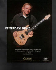 2000 Print ad for Carvin guitars w/ Joe Walsh