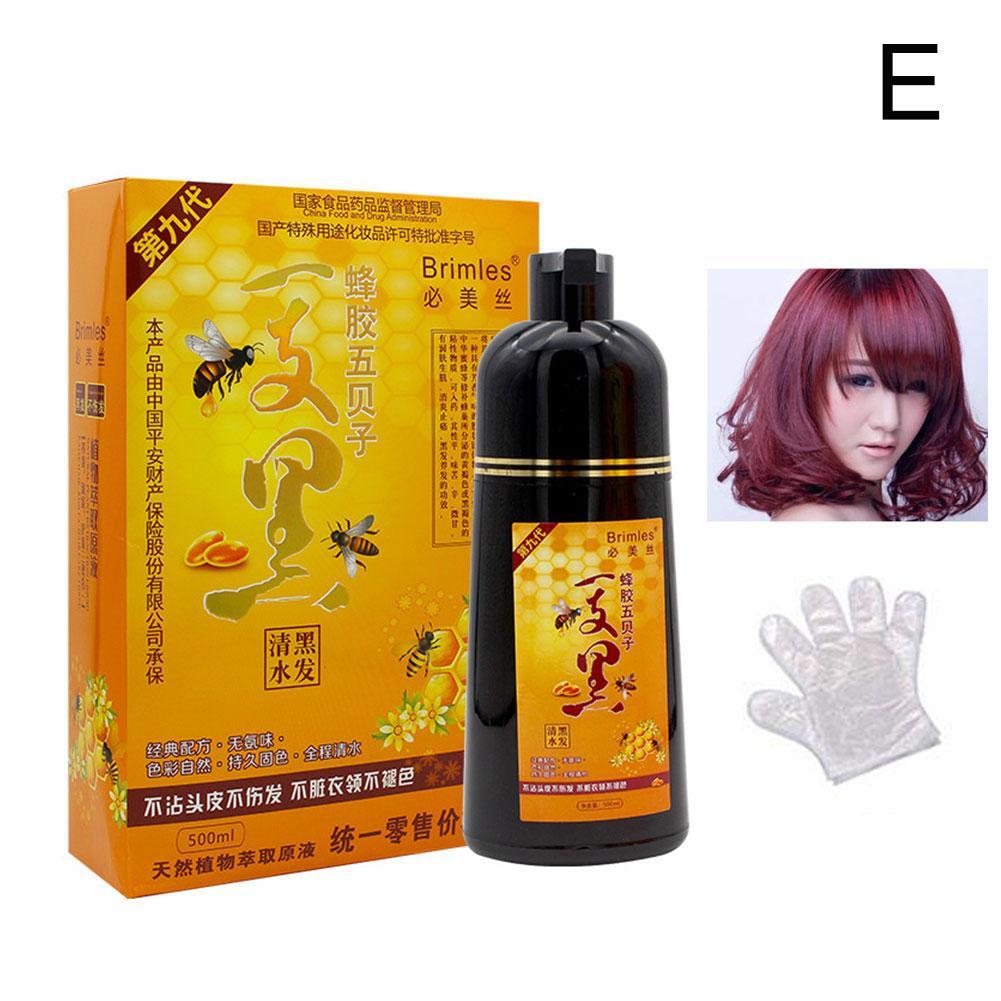 Shampoo Natural Herbal Hair Dye Shampoo Coverage Brown Black