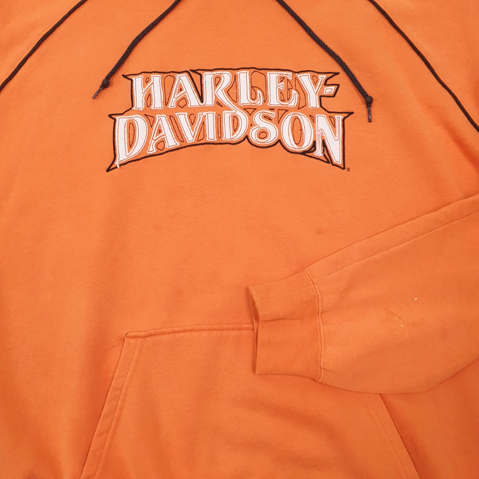 HARLEY DAVIDSON Crewneck Spellout Jumper Sweatshirt Mens XXL image 4