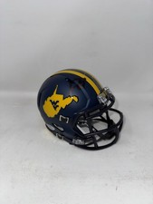 PAT MCAFEE SIGNED AUTOGRAPH MINI HELMET WEST VIRGINIA MOUNTAINEERS PSA/DNA COA