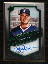 2021 Topps Transcendent Collection Emerald 15/15 Roger Clemens #TCA-RC Auto 19hu