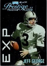 1999 Playoff Prestige EXP #EX53 Jeff George Reflections Silver #/3250 2LL
