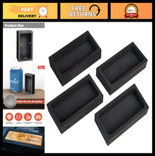 4 Pack 1kg Graphite Ingot Molds for Metal Cas...