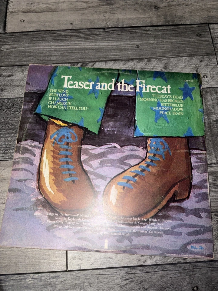 Cat Stevens - Teaser And The Firecat - 12” Vinyl Record LP - 1971 Island UK 1st Foto 4 de 4
