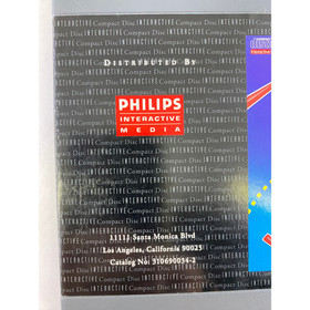Philips CD I Pinball Game 1991 Compact Disc Interactive Long Case Vintage