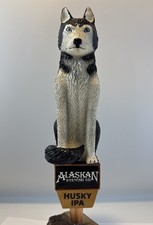 Beer Tap Handle Alaskan Brewing Beer Tap Handle Huskey IPA  Beer Tap Handle Dog