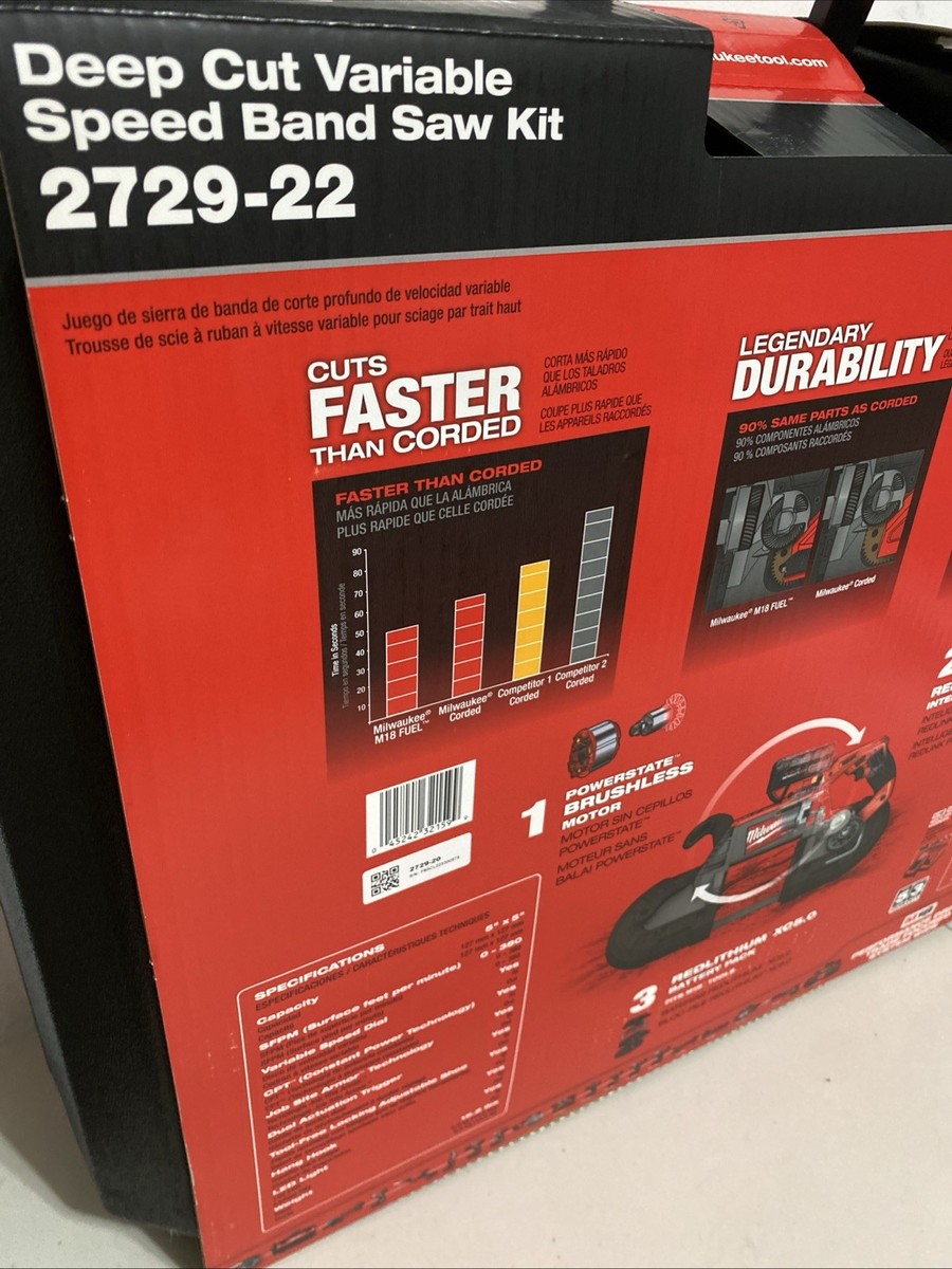 Milwaukee 2729-20 18V Cordless Band Saw Kit for sale online | eBay