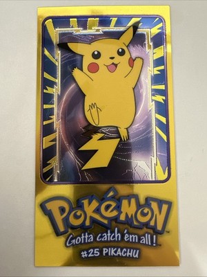 Topps Pokemon TV Animation #25 Pikachu Edition 1 Of 5 Jumbo Card