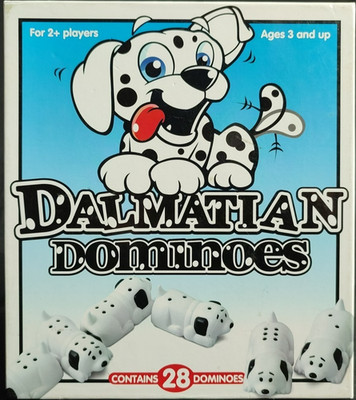 Dalmatian Dominoes ab 5 Jahren Kinderspiel vollständig