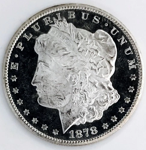 1878 CC MORGAN DOLLAR! MONSTER DMPL! MASSIVE CAMEO! SUPERB GEM BU+++! NR #VIO51