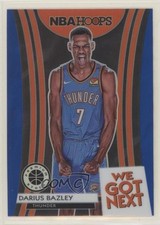 2019-20 Panini NBA Hoops Premium Stock We Got Next Blue Darius Bazley #16 01i1