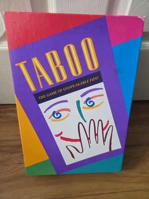 Milton Bradley TABOO Game Of Unspeakable Fun! Complete 1989 Version