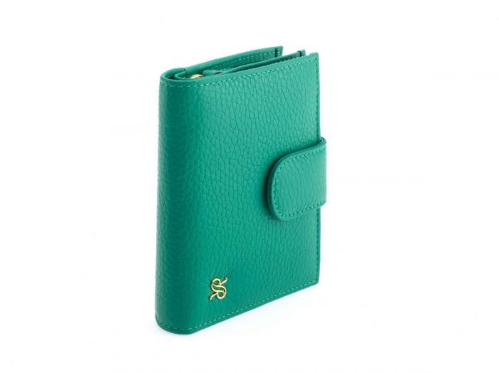 Rapport London Sussex Leather Wallet With Coin Purse (Green) - F197
