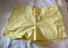 Girls Ralph Lauren Yellow Short Shorts Pockets Size 14