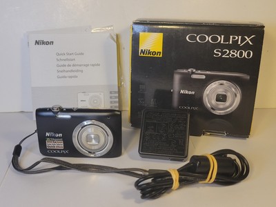 Nikon Coolpix S2800 Schwarz - 20.1 MP Digital Compact Camera - funktionsfähig