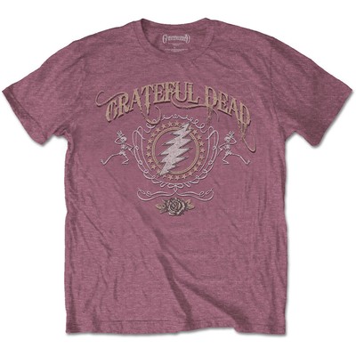 Red The Grateful Dead Bolt lizenziert T-Shirt Herren