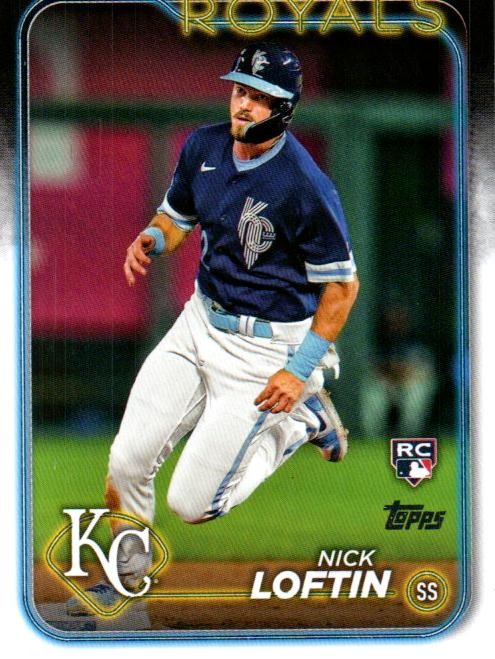 2024 Topps #506 Nick Loftin Aqua