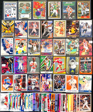 HUGE Sports CARD LOT! Jersey AUTO RC SP PRIZM Tom Brady, Trout, Jayson Tatum!