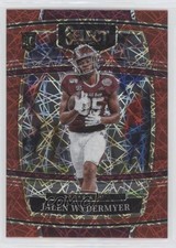2022 Panini Select Draft Picks Concourse Red Lazer Prizm Jalen Wydermyer 0ky0